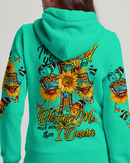 Thank You God For Blessing Me Women's All Over Print Shirt - Tytm0407232