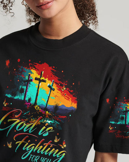 God Is Fighting For You Women's All Over Print Shirt - Tytm0707231