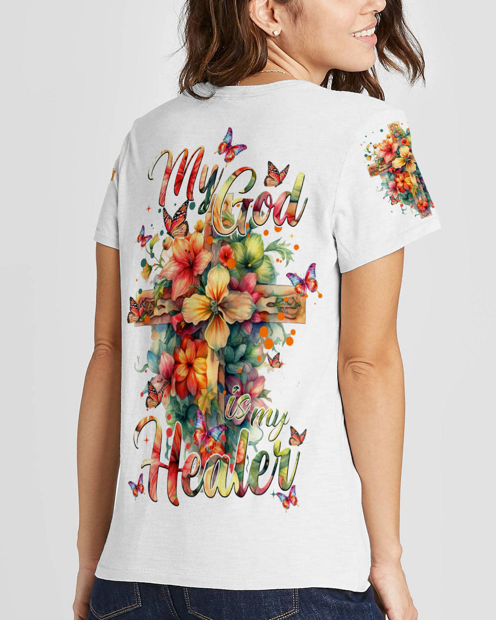 My God Is My Healer Women's All Over Print Shirt - Tytm1007233