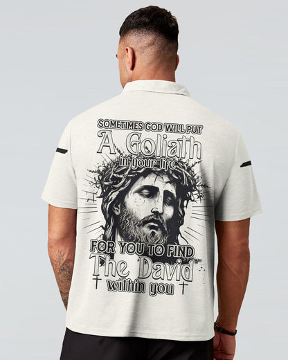 Sometimes God Will Put A Goliath In Your Life Men's All Over Print Shirt - Tytm2807231