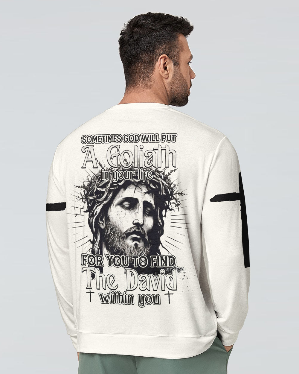 Sometimes God Will Put A Goliath In Your Life Men's All Over Print Shirt - Tytm2807231