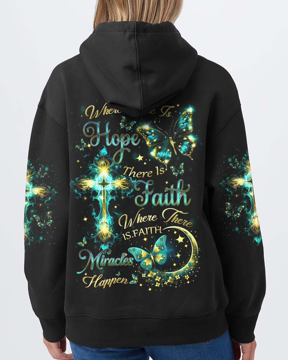 Where There Is Hope There Is Faith Women's All Over Print Shirt - Yhdu1207233