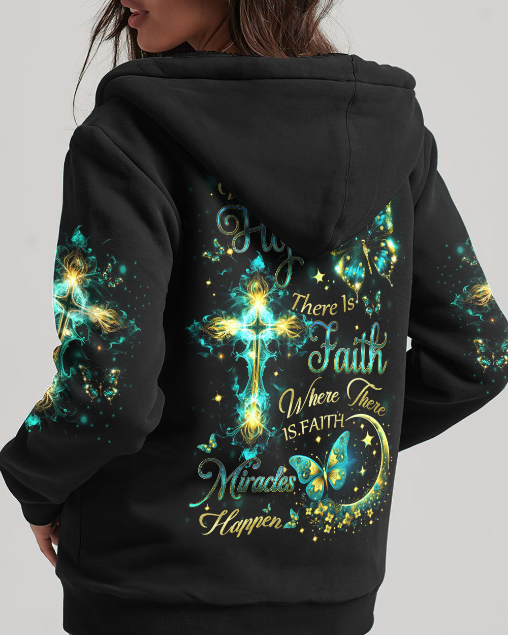 Where There Is Hope There Is Faith Women's All Over Print Shirt - Yhdu1207233