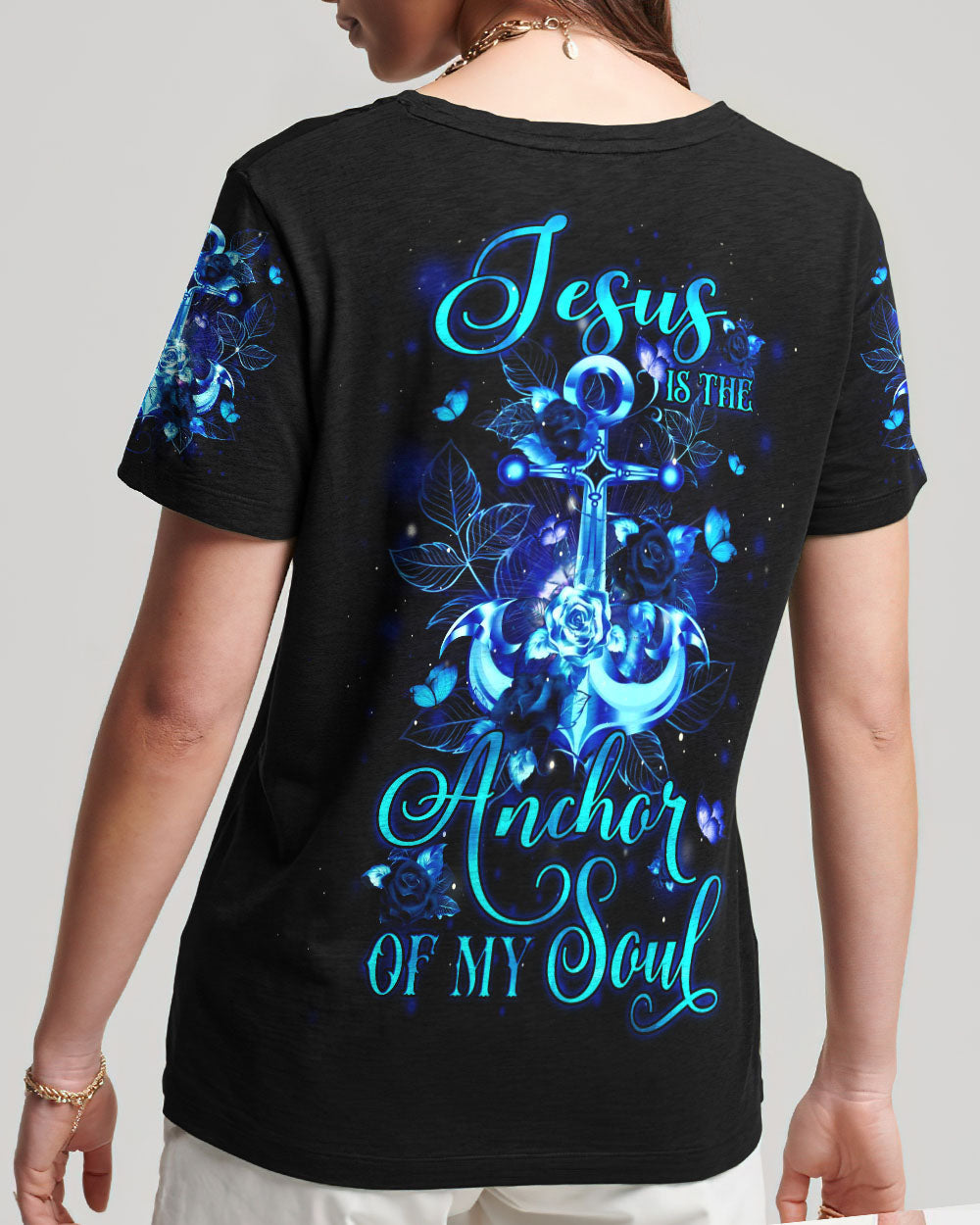 Jesus Is The Anchor Of My Soul Women's All Over Print Shirt - Yhdu1307233