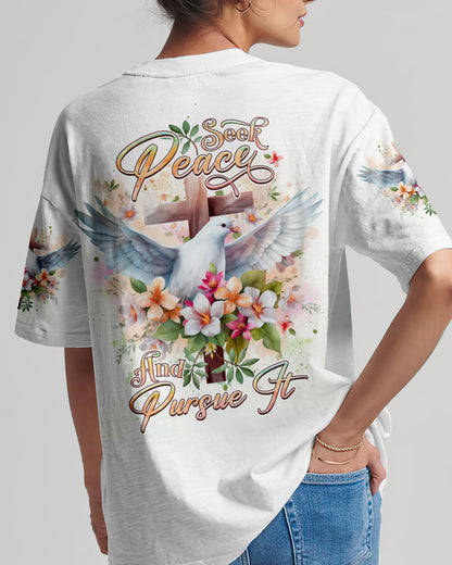 Seek Peace And Pursue It Women's All Over Print Shirt - Yhdu1707234