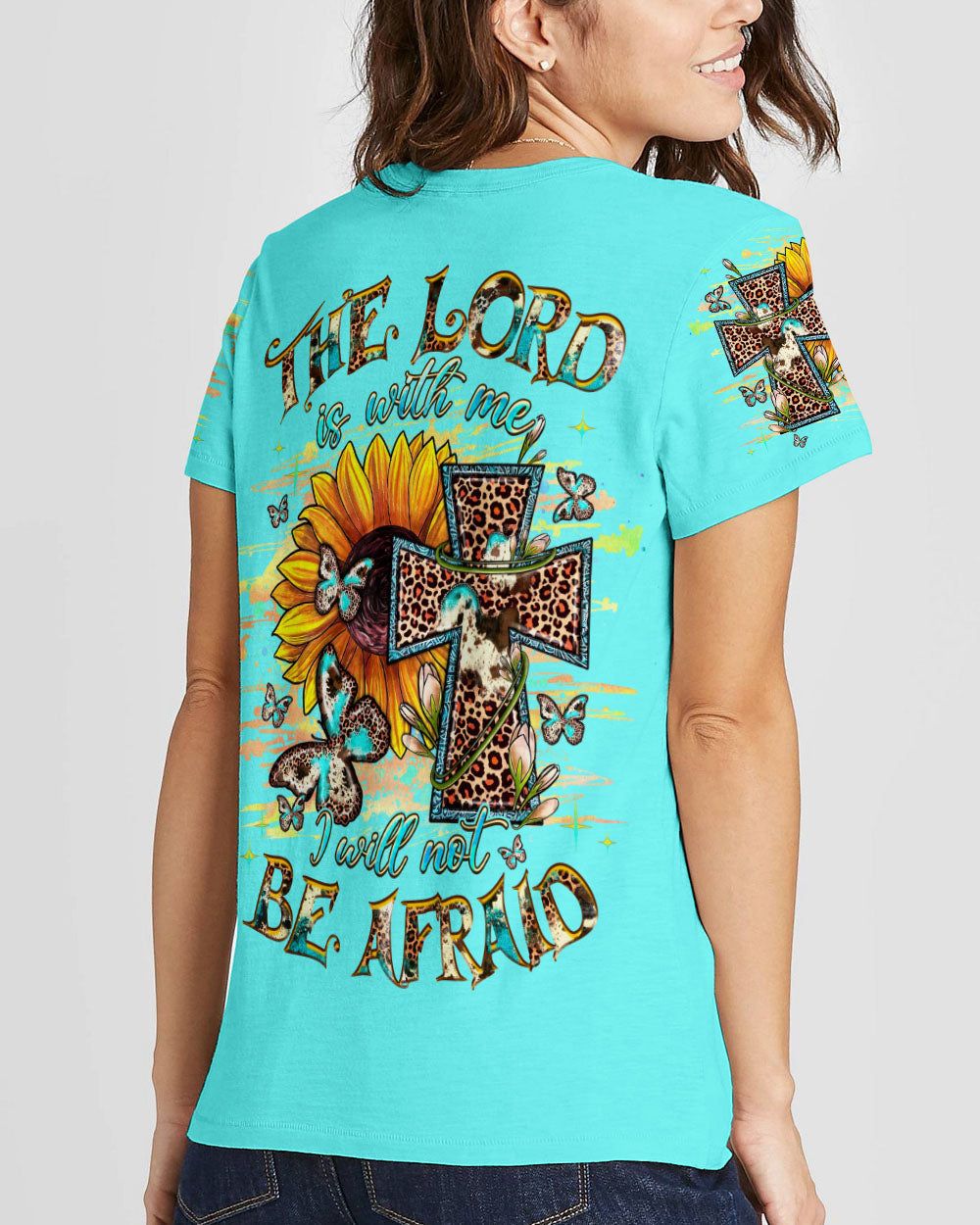 The Lord Is With Me Women's All Over Print Shirt - Yhhg0407234