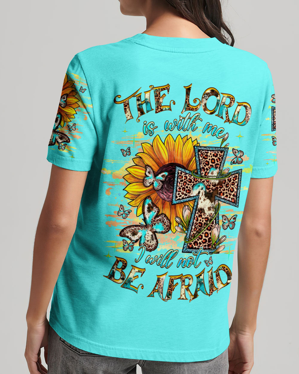 The Lord Is With Me Women's All Over Print Shirt - Yhhg0407234