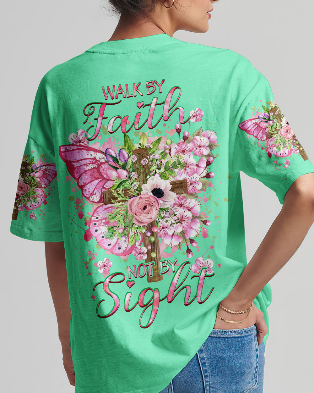 Walk By Faith Not By Sight Women's All Over Print Shirt - Yhhg0607233