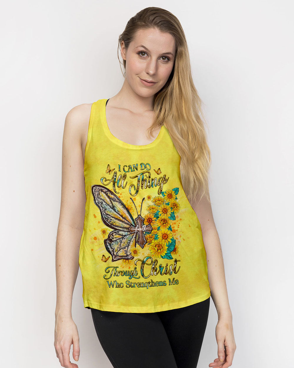 I Can Do All Things Butterfly Women's All Over Print Shirt - Yhhg1107233