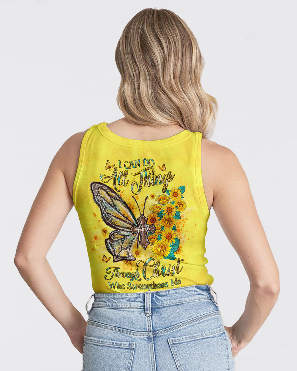 I Can Do All Things Butterfly Women's All Over Print Shirt - Yhhg1107233