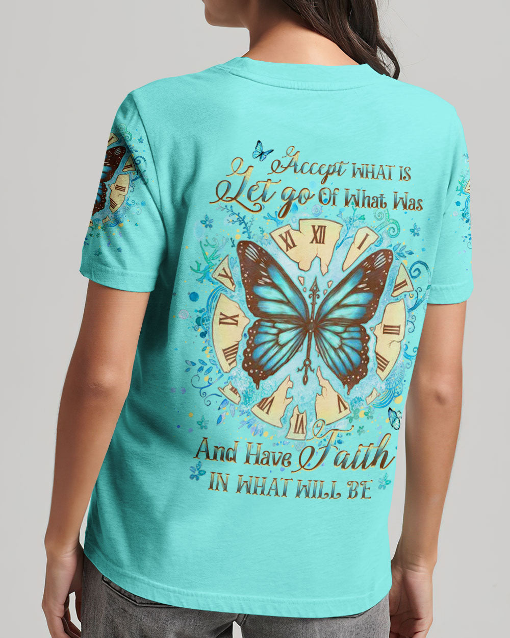 Accept What Is Let Go Of What Was Women's All Over Print Shirt - Yhhg2107232