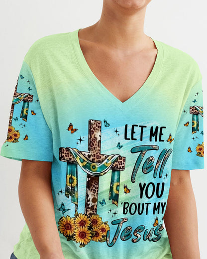 Let Me Tell You 'Bout My Jesus Women's All Over Print Shirt - Yhln1307234