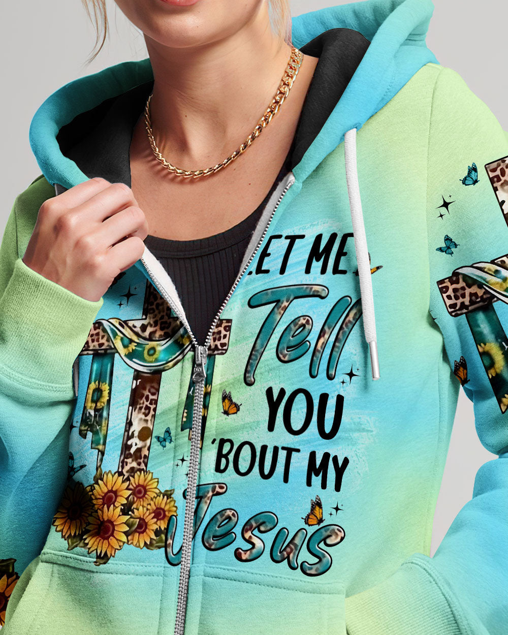 Let Me Tell You 'Bout My Jesus Women's All Over Print Shirt - Yhln1307234