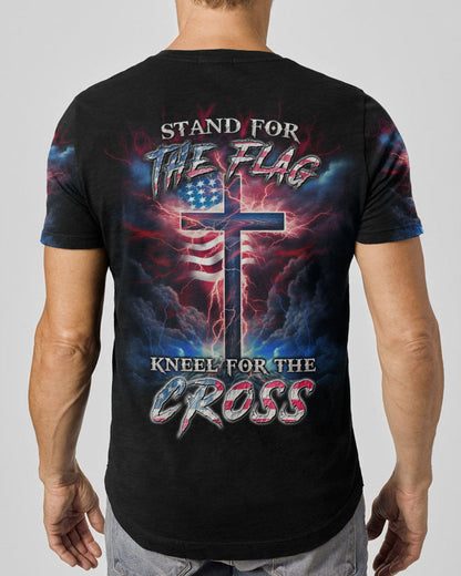 Stand For The Flag Kneel For The Cross Men's All Over Print Shirt - Yhln2807233