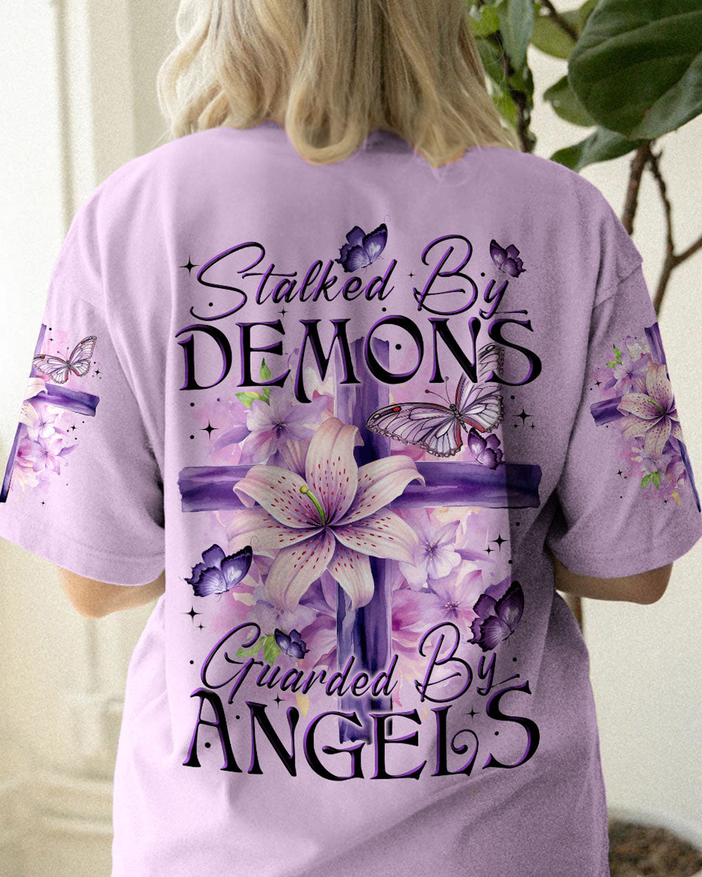 Guarded By Angels Women's All Over Print Shirt - Tytm3008233