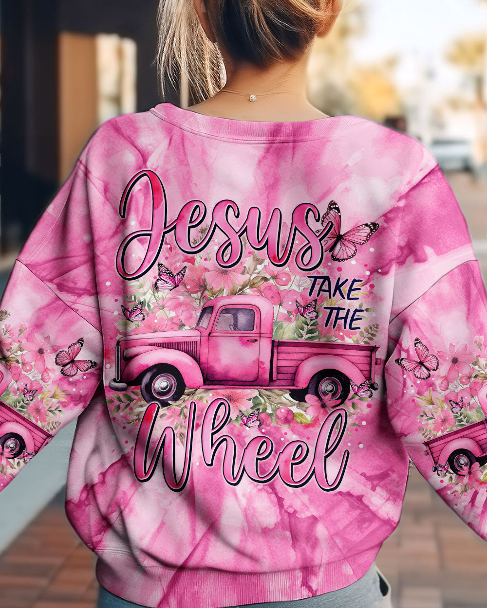 Jesus Take The Wheel Women's All Over Print Shirt - Tytm1212233