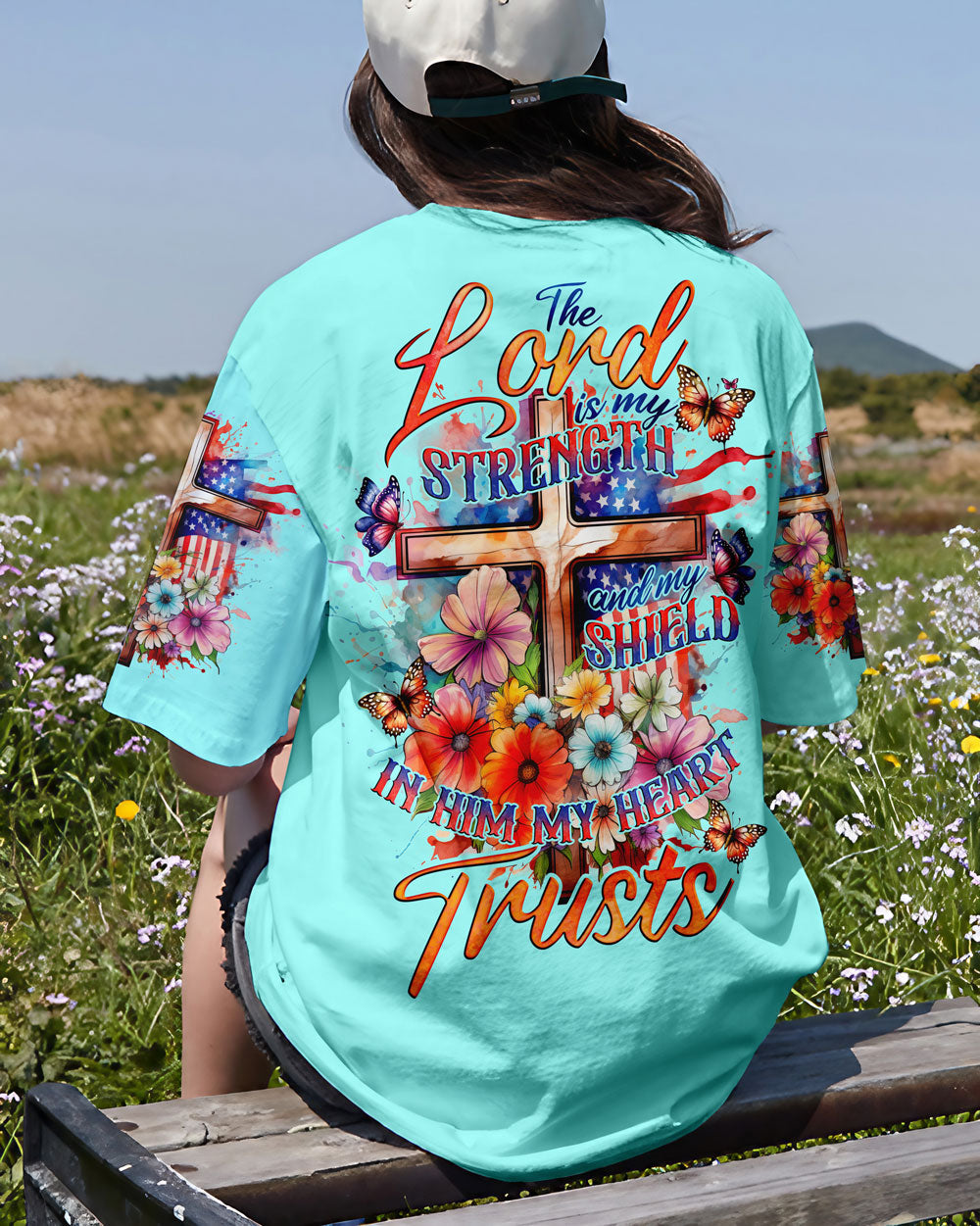 The Lord Is My Strength Women's All Over Print Shirt - Tlno2508234