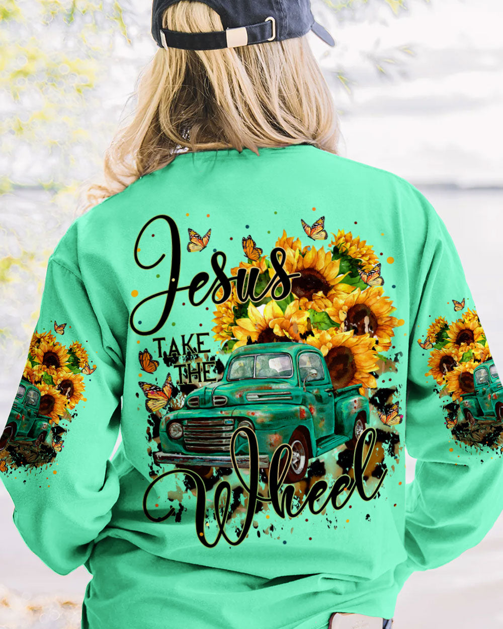 Jesus Take The Wheel Women's All Over Print Shirt - Tytm1011233