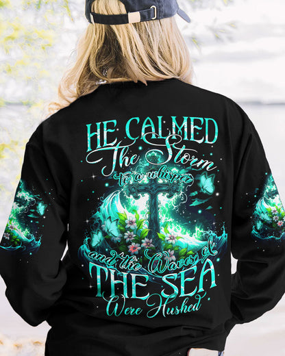 He Calmed The Storm Women's All Over Print Shirt - Tytm1610234