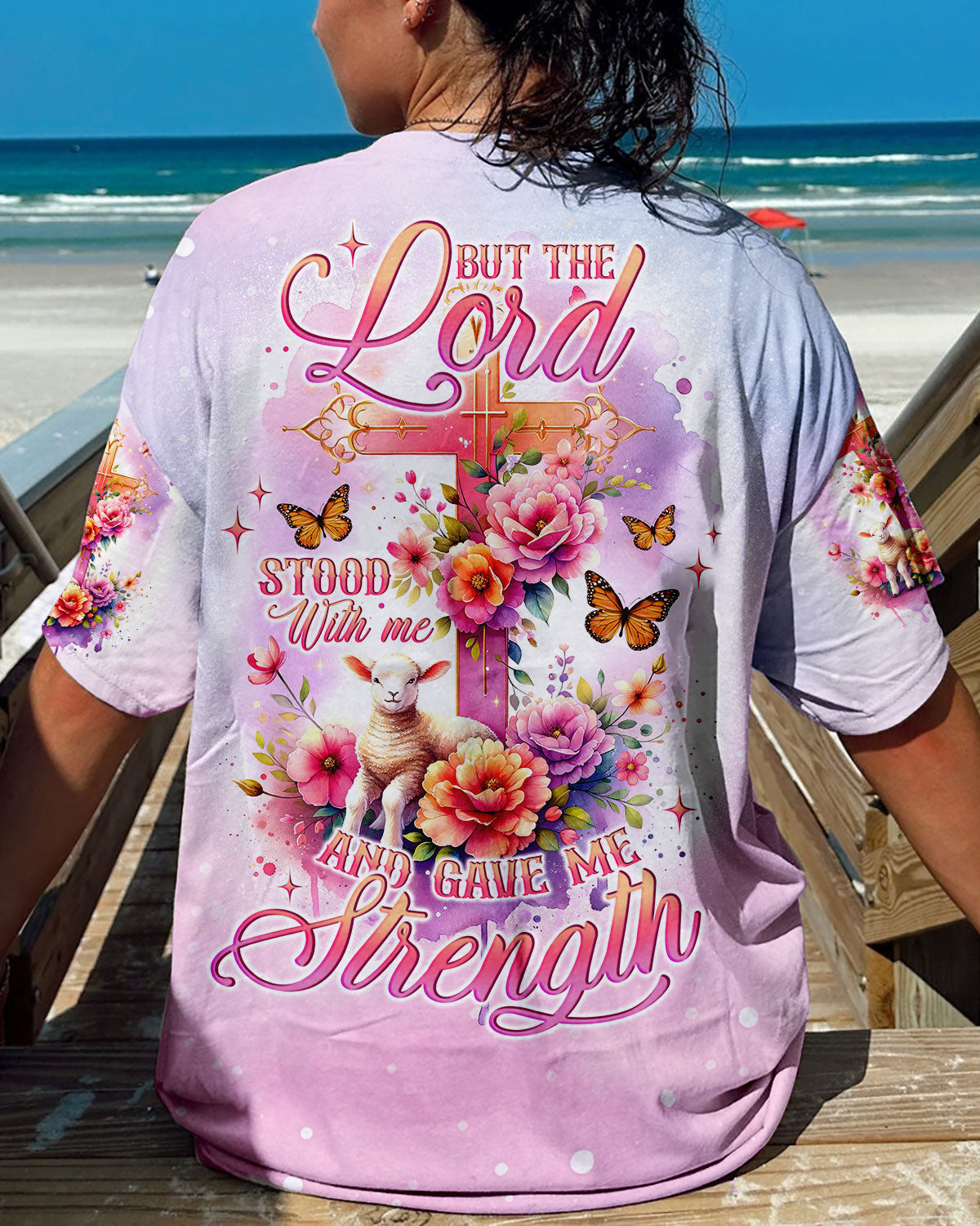 But The Lord Stood With Me Women's All Over Print Shirt - Tlno1511234