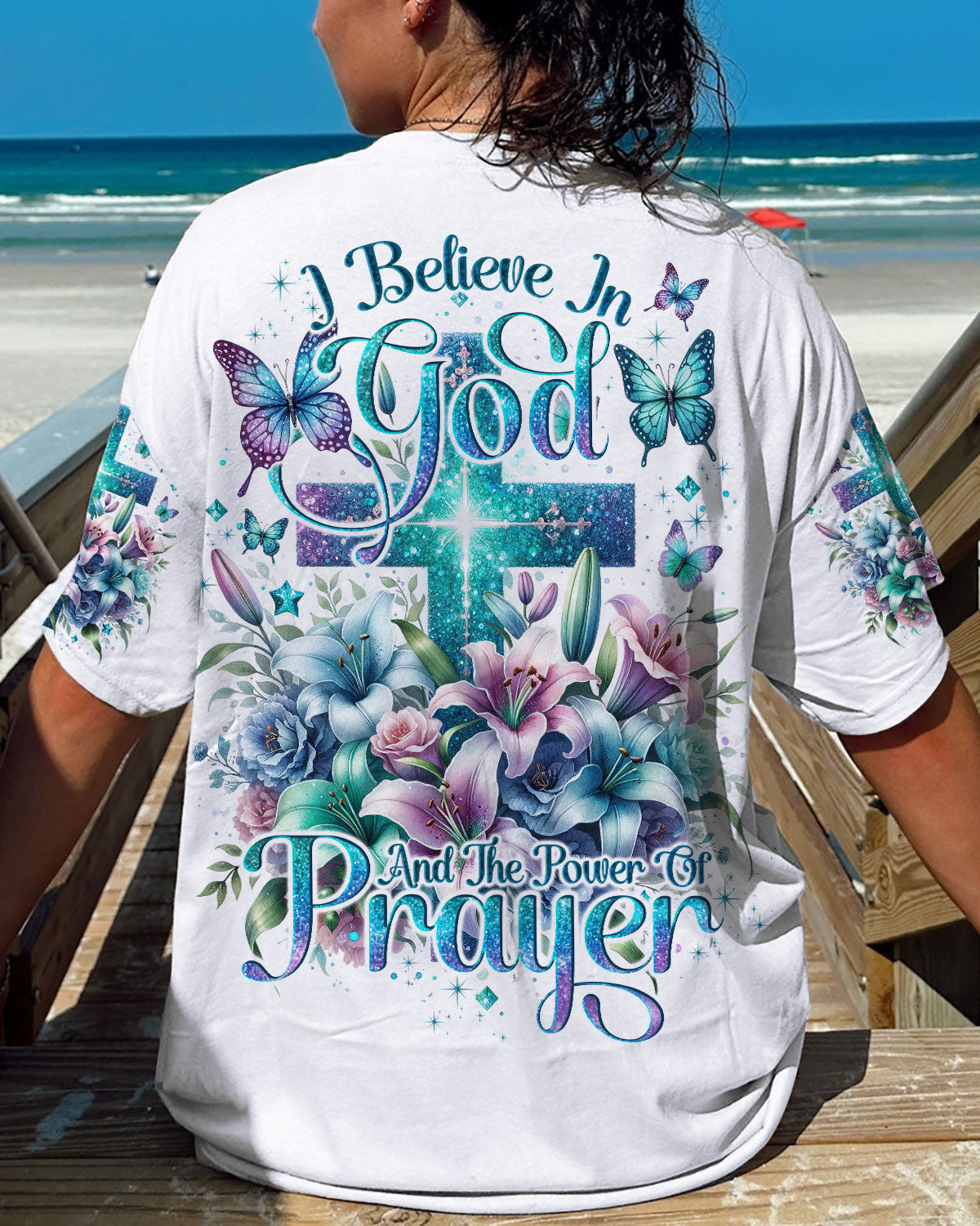 I Believe In God Women's All Over Print Shirt - Tlno0111233