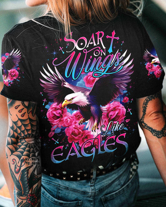 Soar On Wings Like Eagles Women's All Over Print Shirt - Tlno2707234