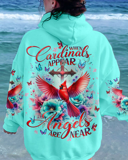 When Cardinals Appear Angels Are Near Women's All Over Print Shirt - Tlno1912234