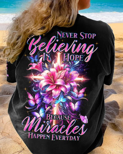 Miracles Happen Everyday Women's All Over Print Shirt - Tyqy1111231