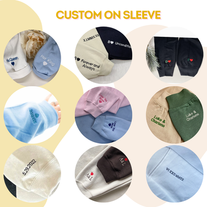 Couple Coding Sweatshirt or Hoodie, Personalized Embroidered Wedding Gifts For Couple