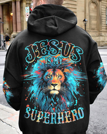 Jesus Is My Superhero Lion Men's All Over Print Shirt - Tytm0410232