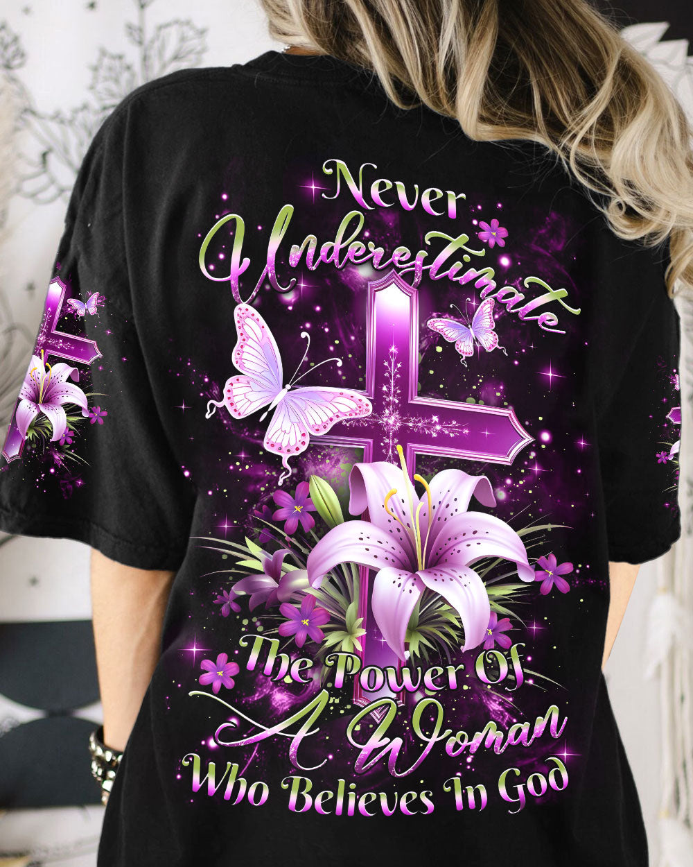 Never Underestimate The Power Women's All Over Print Shirt - Yhdu1511234