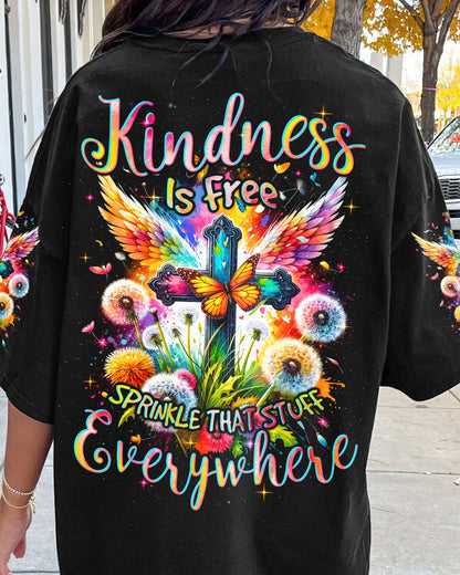 Kindness Is Free Women's All Over Print Shirt - Tyqy0612231