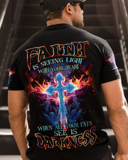 Faith Is Seeing Light Men's All Over Print Shirt - Tlnz3008233