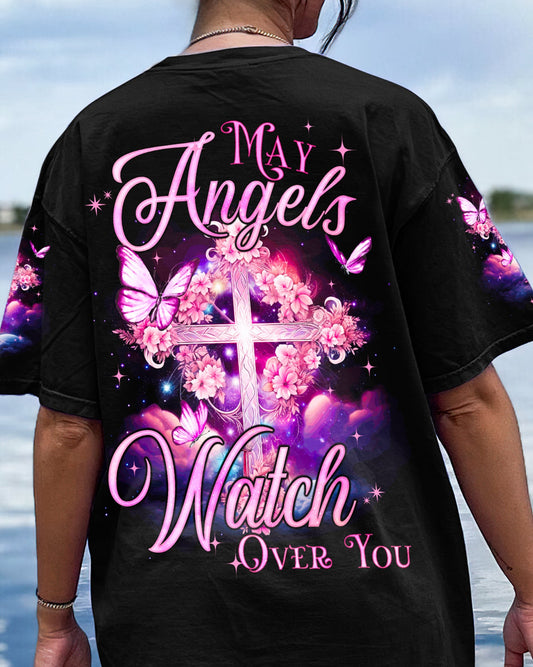 May Angels Watch Over You Women's All Over Print Shirt - Tyqy1410231