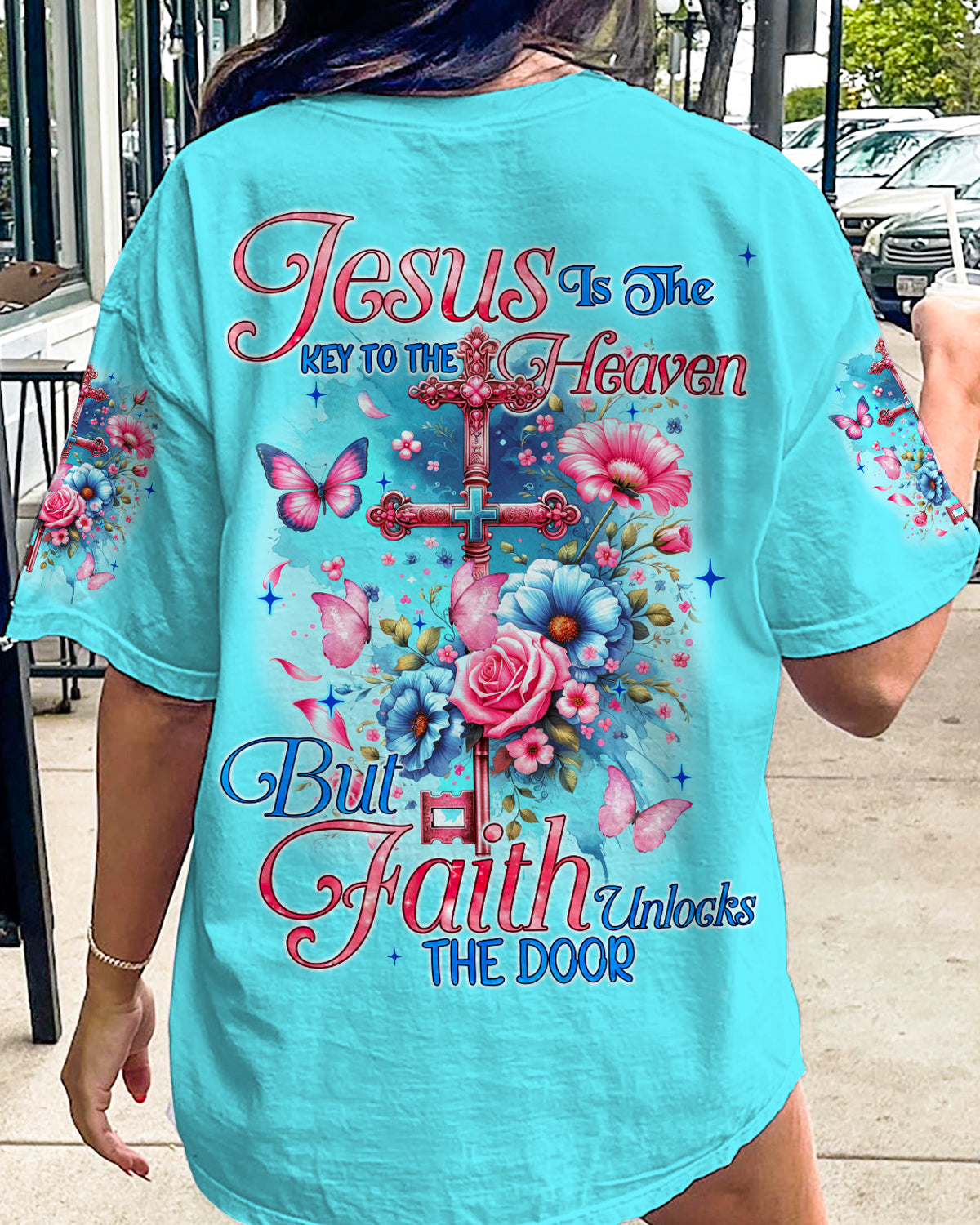 Jesus Is The Key To Heaven Women's All Over Print Shirt - Tyqy2811231