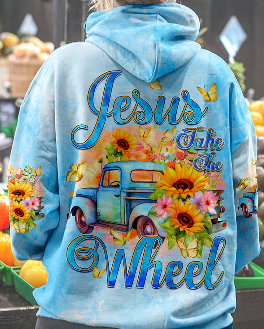 Jesus Take The Wheel Women's All Over Print Shirt - Tyqy1312232