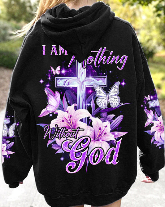 I Am Nothing Without God Women's All Over Print Shirt - Tyqy2410231