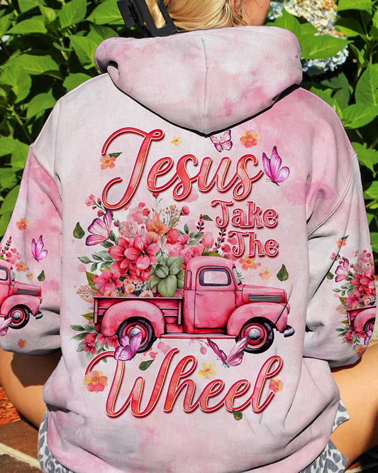 Jesus Take The Wheel Women's All Over Print Shirt - Tyqy1711233