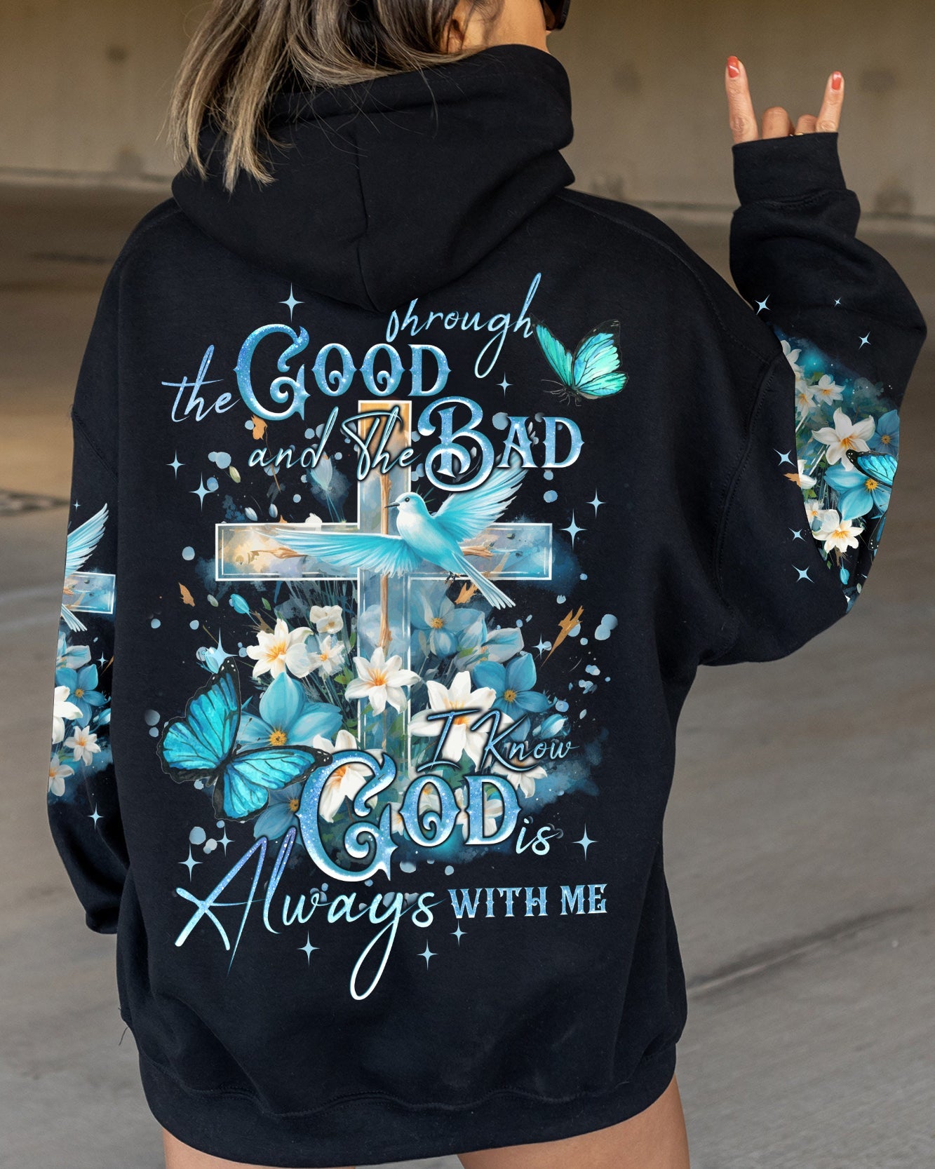 God Always With Me Women's All Over Print Shirt - Tyqy2009232