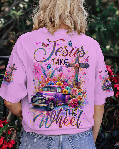 Jesus Take The Wheel Women's All Over Print Shirt - Tlnz1511233