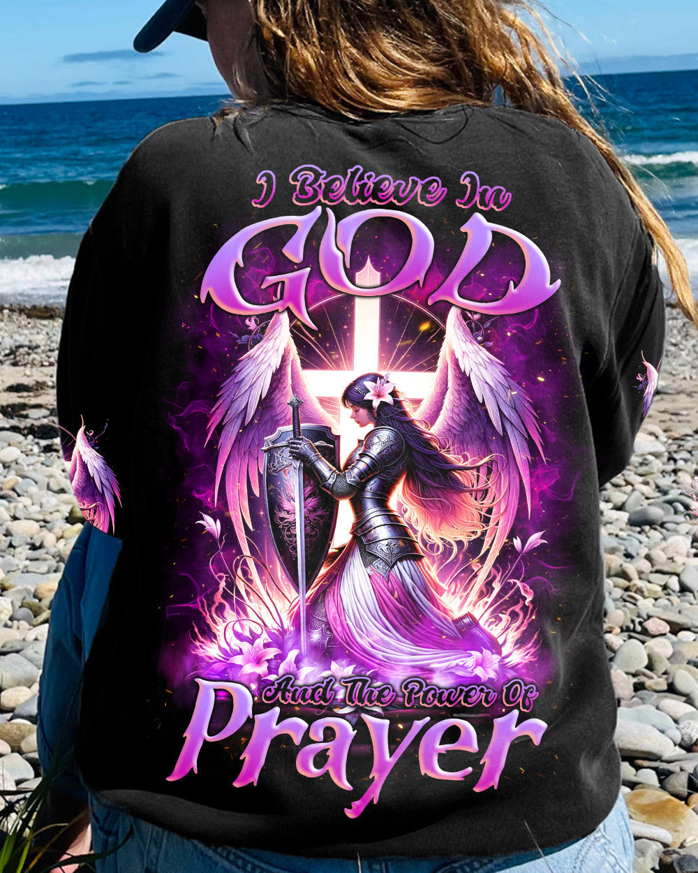 I Believe In God Warrior Women's All Over Print Shirt - Tlnz2211234