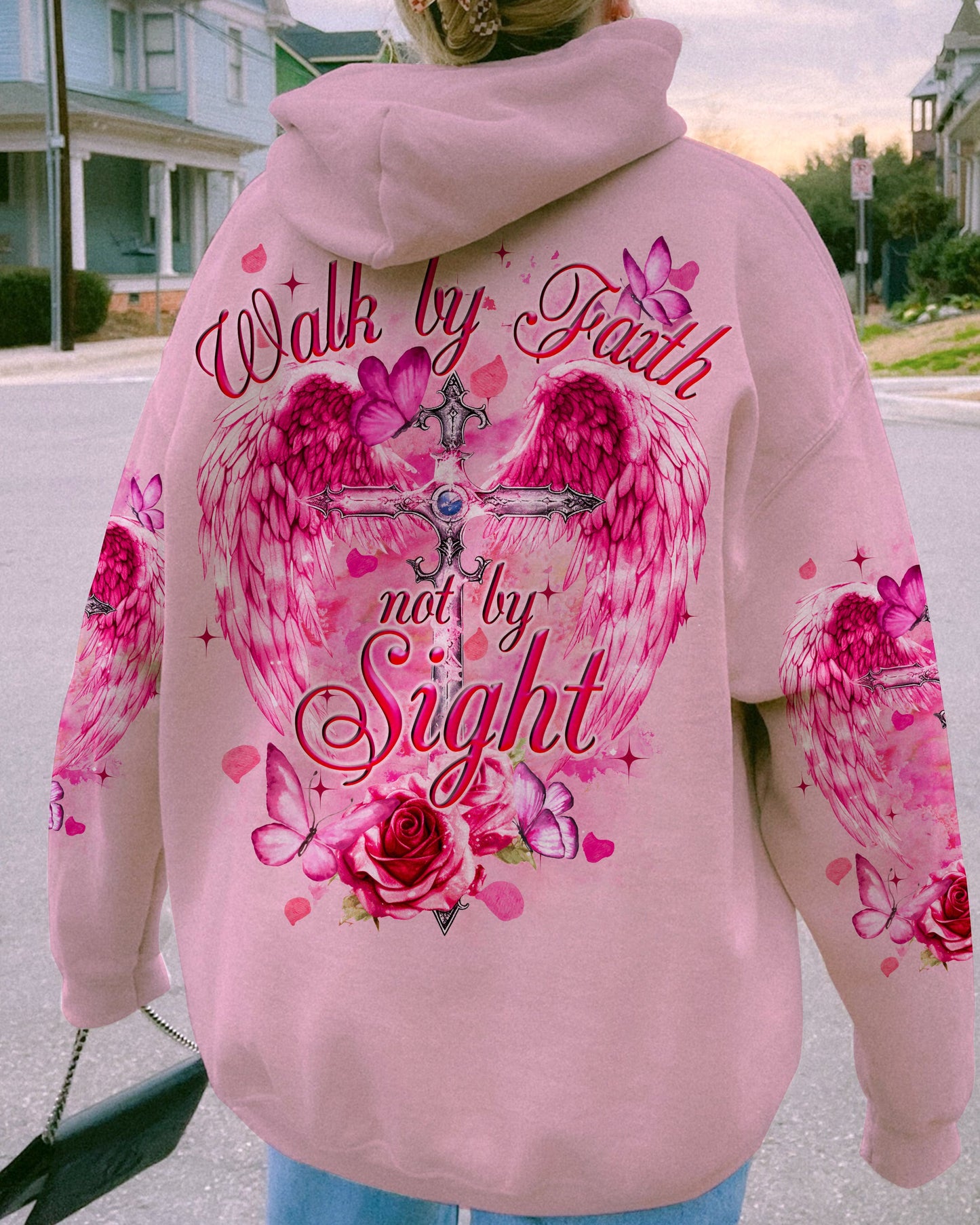 Walk by Faith Women's All Over Print Shirt - Tyqy0410232