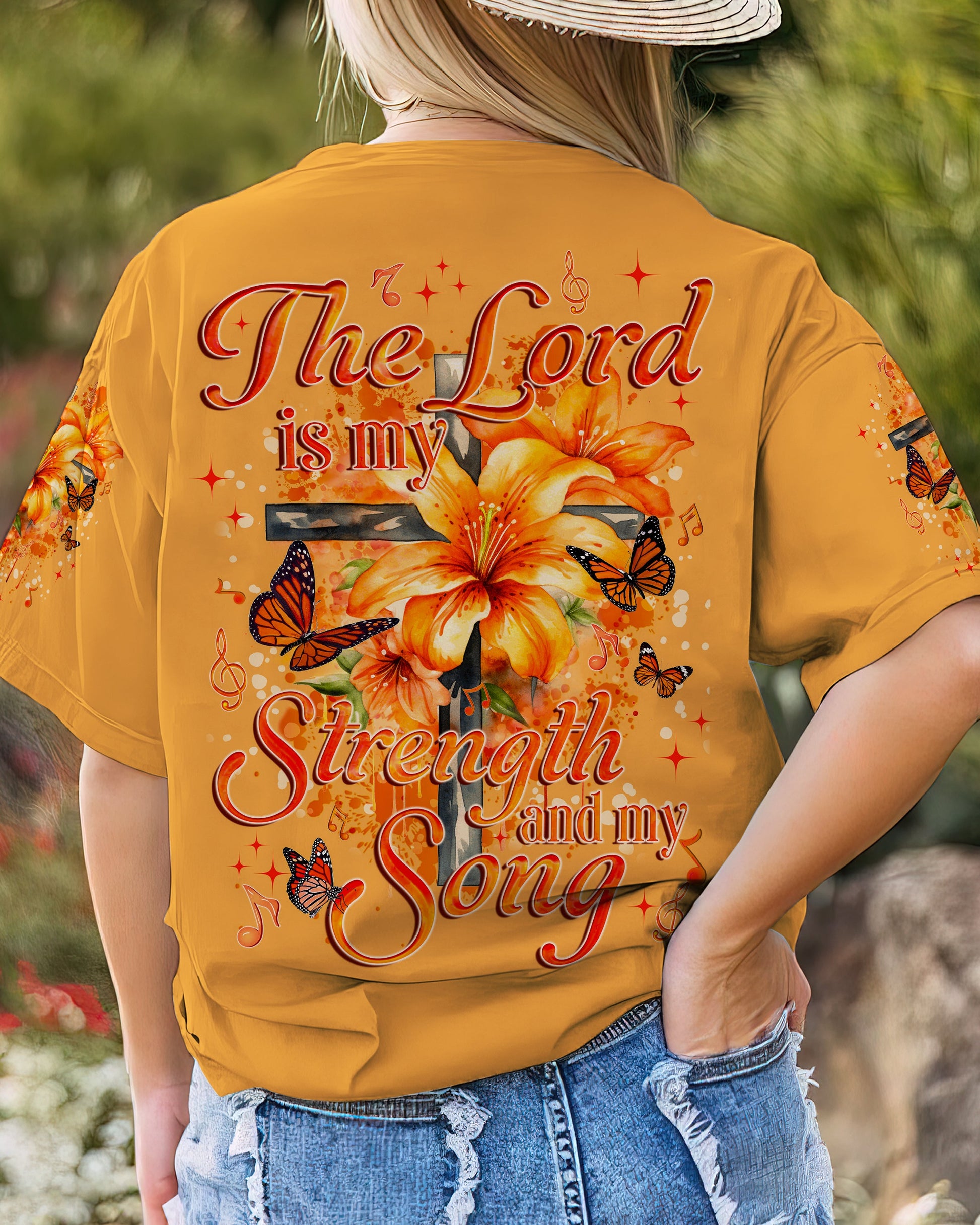 The Lord Is My Strength And My Song Women's All Over Print - Tyqy2209232