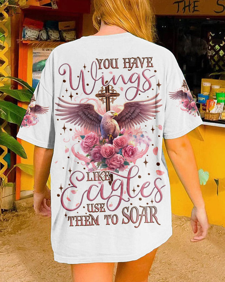 You Have Wings Like Eagles Women's All Over Print Shirt - Tlnz2707232