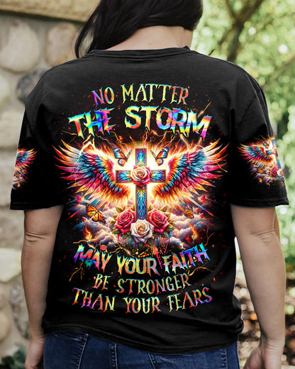 No Matter The Storm Women's All Over Print Shirt - Tlnz2010233