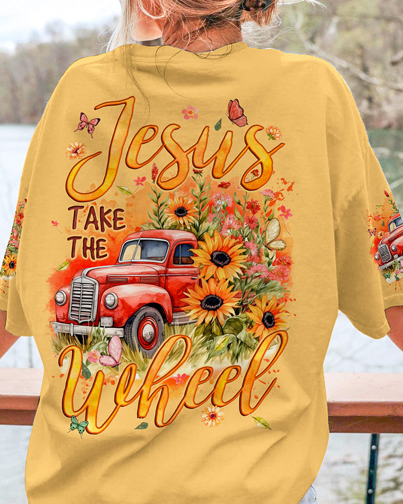 Jesus Take The Wheel Women's All Over Print Shirt - Tyqy0812232