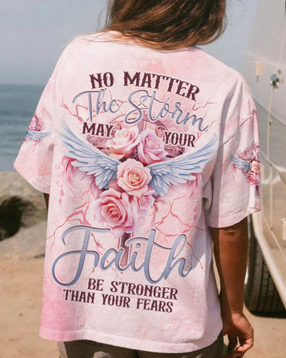 No Matter The Storm Women's All Over Print Shirt - Tlnz1810233