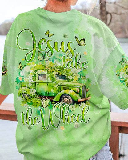 Jesus Take The Wheel Women's All Over Print Shirt - Tyqy0501243