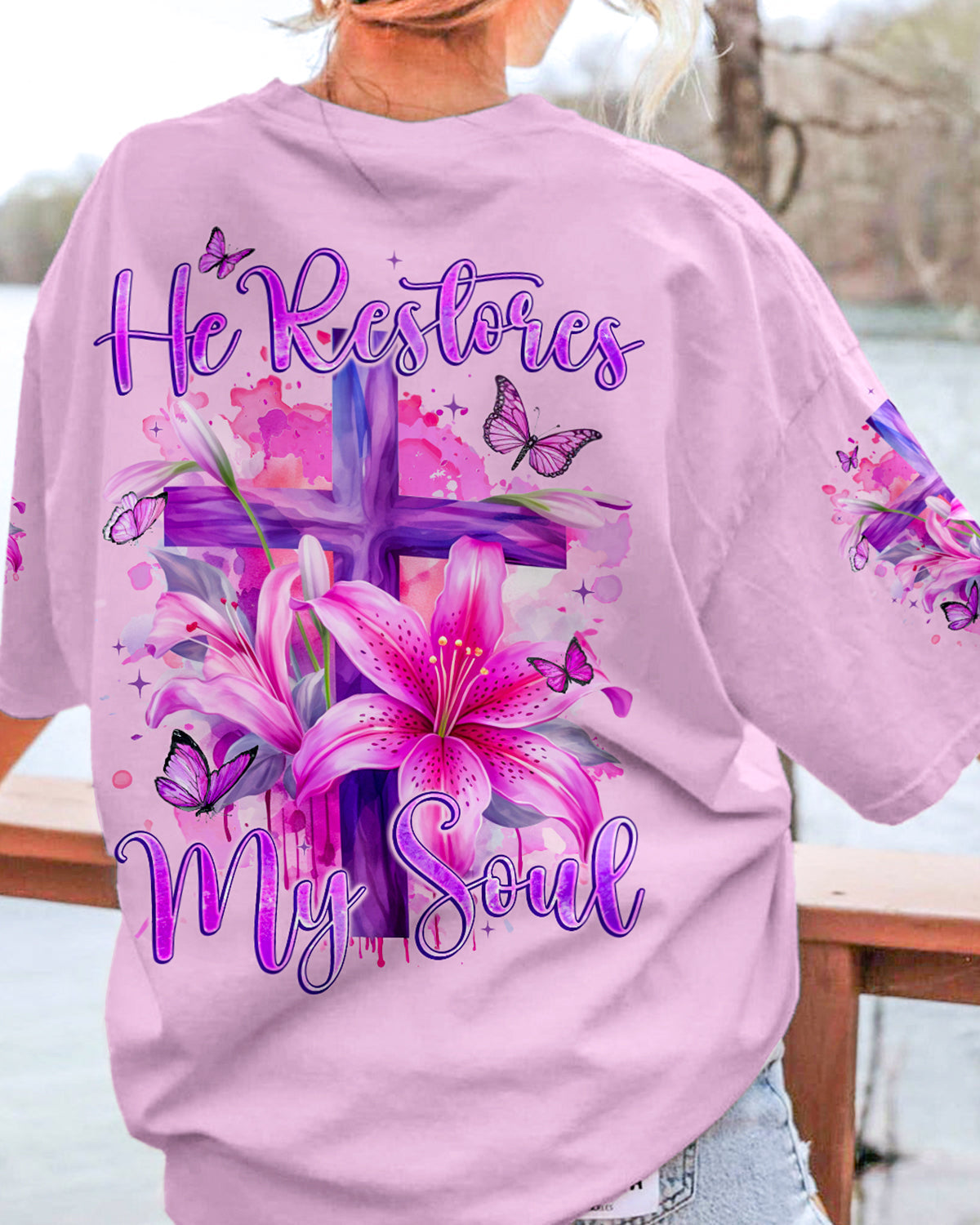 He Restores My Soul Women's All Over Print Shirt - Tyqy2201242