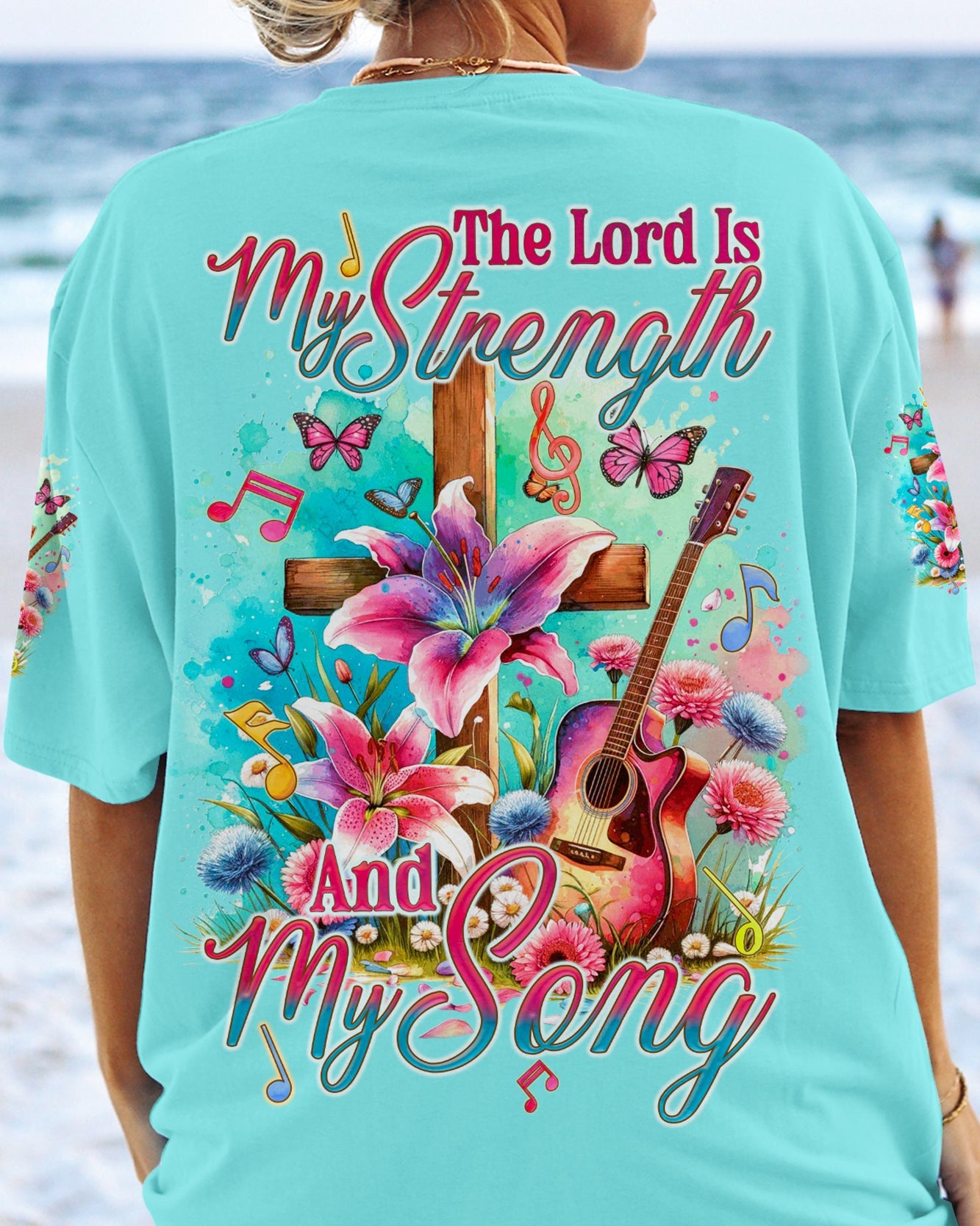 The Lord Is My Strength And My Song Women's All Over Print Shirt - Tyqy0112231